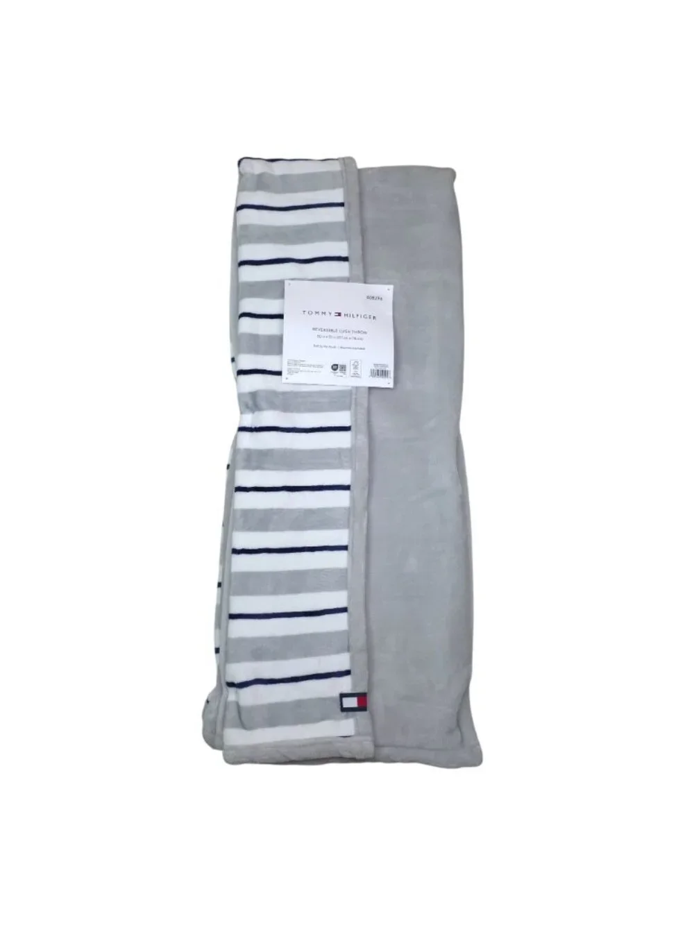 Tommy Hilfiger Reversible Lush Throw Blanket 50